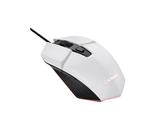Мышка Trust GXT 109 Felox RGB White (25066), изображение 3 Мышка Trust GXT 109 Felox RGB White (25066), изображение 3