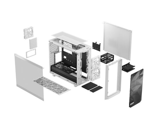 Корпус Fractal Design Meshify 2 Lite White TG Clear (FD-C-MEL2A-04), изображение 12