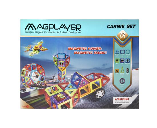 Конструктор Magplayer Набор 72 элемента (MPB-72)