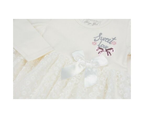 Платье Breeze с кружевной юбкой (10548-98G-beige), изображение 5 Платье Breeze с кружевной юбкой (10548-98G-beige), изображение 5