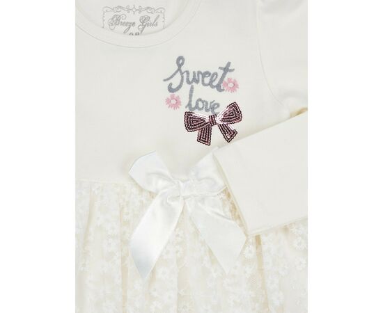 Платье Breeze с кружевной юбкой (10548-98G-beige), изображение 6 Платье Breeze с кружевной юбкой (10548-98G-beige), изображение 6
