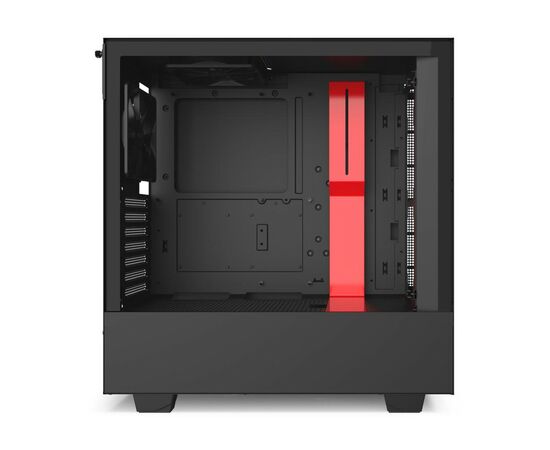 Корпус NZXT H510 Black/Red (CA-H510B-BR), изображение 4 Корпус NZXT H510 Black/Red (CA-H510B-BR), изображение 4