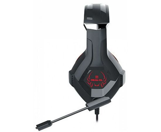 Наушники REAL-EL GDX-7575 Black-Red, изображение 8 Наушники REAL-EL GDX-7575 Black-Red, изображение 8