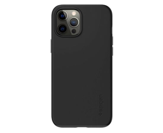 Чехол для моб. телефона Spigen iPhone 12 Pro Max Case Thin Fit, Black (ACS01612)