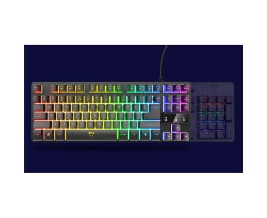 Клавіатура Trust GXT 833 Thado TKL USB Black (23724), зображення 4 Клавіатура Trust GXT 833 Thado TKL USB Black (23724), зображення 4