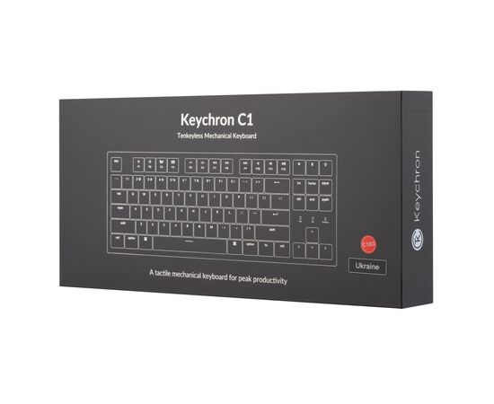 Клавіатура Keychron C1 Wired 87 Key Hot-Swap Gateron Switch RGB Blue (C1H2_KEYCHRON), зображення 12 Клавіатура Keychron C1 Wired 87 Key Hot-Swap Gateron Switch RGB Blue (C1H2_KEYCHRON), зображення 12