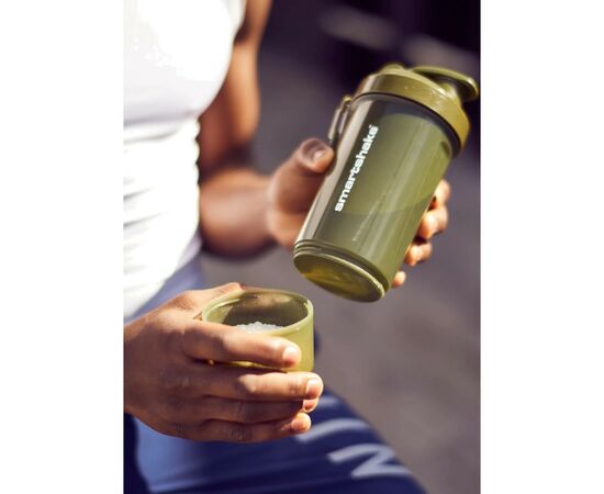 Шейкер спортивный SmartShake Original2GO One 800ml Army Green (10581002), изображение 6 Шейкер спортивный SmartShake Original2GO One 800ml Army Green (10581002), изображение 6