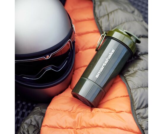 Шейкер спортивный SmartShake Original2GO One 800ml Army Green (10581002), изображение 7 Шейкер спортивный SmartShake Original2GO One 800ml Army Green (10581002), изображение 7