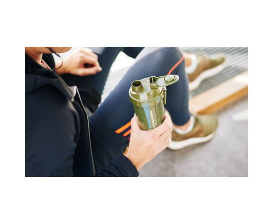 Шейкер спортивный SmartShake Original2GO One 800ml Army Green (10581002), изображение 8 Шейкер спортивный SmartShake Original2GO One 800ml Army Green (10581002), изображение 8