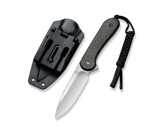 Нож Civivi Fixed Blade Elementum Satin Blade Micarta (C2105B)