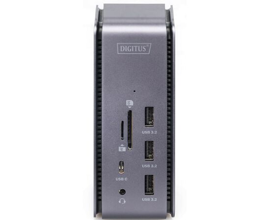 Порт-реплікатор Digitus USB 4 Docking Station 8K, USB Type-C, 14 Port (DA-70897), зображення 2 Порт-реплікатор Digitus USB 4 Docking Station 8K, USB Type-C, 14 Port (DA-70897), зображення 2