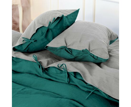 Постельное белье MirSon Лен Green meadow 220х240 (2200005371060), изображение 3