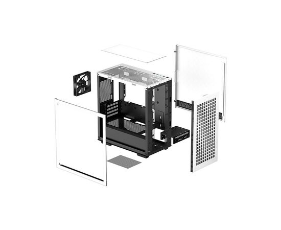 Корпус Deepcool CH370 White (R-CH370-WHNAM1-G-1), изображение 11 Корпус Deepcool CH370 White (R-CH370-WHNAM1-G-1), изображение 11