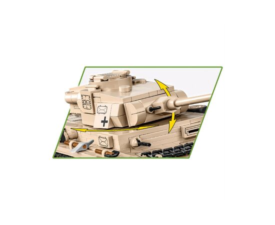 Конструктор Cobi Вторая Мировая Война Танк Panzer III, 780 деталей (COBI-2562), изображение 4 Конструктор Cobi Вторая Мировая Война Танк Panzer III, 780 деталей (COBI-2562), изображение 4