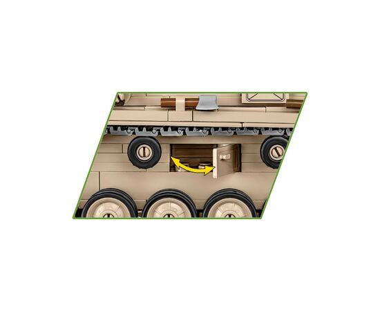 Конструктор Cobi Вторая Мировая Война Танк Panzer III, 780 деталей (COBI-2562), изображение 7 Конструктор Cobi Вторая Мировая Война Танк Panzer III, 780 деталей (COBI-2562), изображение 7