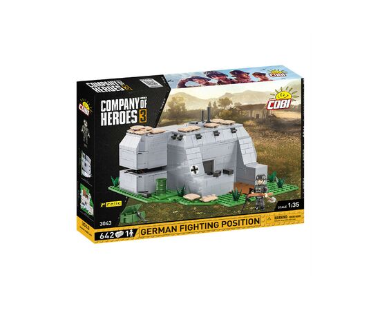 Конструктор Cobi Company of Heroes 3 Немецкий дот, 642 деталей (COBI-3043)