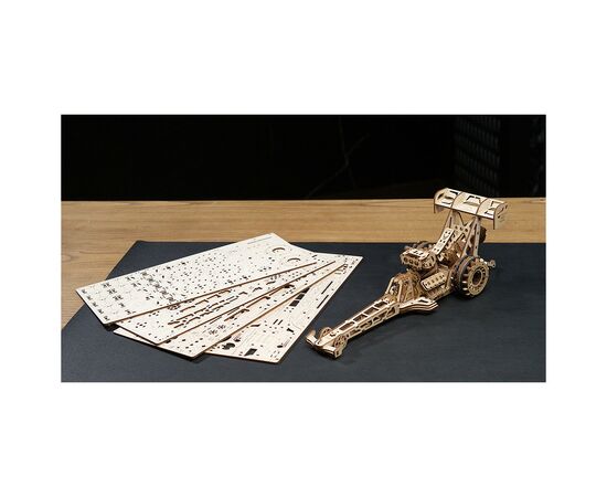 Конструктор Ugears Драгстер (6337395), изображение 11 Конструктор Ugears Драгстер (6337395), изображение 11