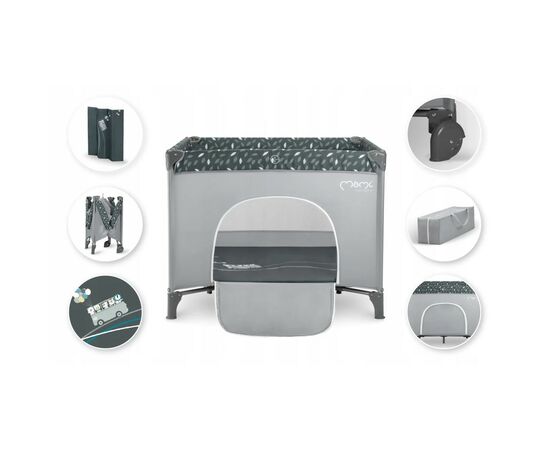 Детский манеж MoMi Mamu цвет - grey (LOZE00018), изображение 10 Детский манеж MoMi Mamu цвет - grey (LOZE00018), изображение 10