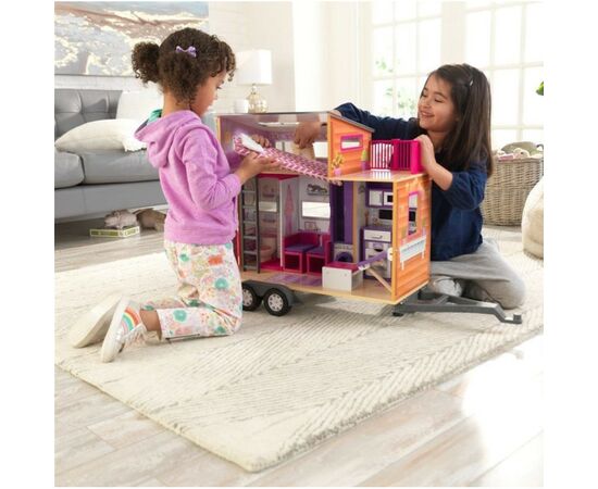 Ігровий набір KidKraft Ляльковий будиночок причіп Teeny House (65948), зображення 11 Ігровий набір KidKraft Ляльковий будиночок причіп Teeny House (65948), зображення 11