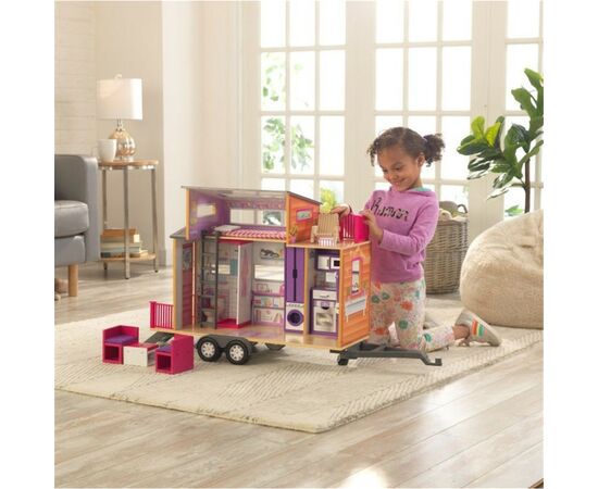 Ігровий набір KidKraft Ляльковий будиночок причіп Teeny House (65948), зображення 12 Ігровий набір KidKraft Ляльковий будиночок причіп Teeny House (65948), зображення 12