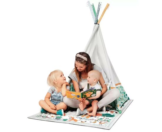Детский коврик Kinderkraft палатка 3 в 1 Little Gardener (5902533918171), изображение 9 Детский коврик Kinderkraft палатка 3 в 1 Little Gardener (5902533918171), изображение 9