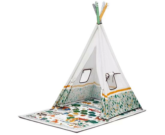 Дитячий килимок Kinderkraft намет 3 в 1 Little Gardener (5902533918171)