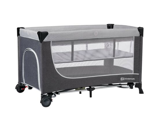 Ліжечко Kinderkraft манеж Leody Grey (5902533917990)
