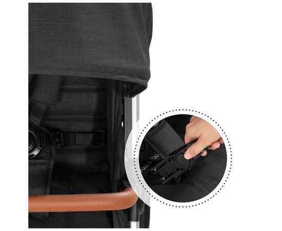 Коляска Hauck Uptown Melange Black (14827-3), изображение 6 Коляска Hauck Uptown Melange Black (14827-3), изображение 6