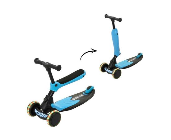 Самокат Hauck Neon Blue (85201-3), изображение 2 Самокат Hauck Neon Blue (85201-3), изображение 2