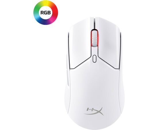 Мышка HyperX Pulsefire Haste 2 Wireless White (6N0A9AA), изображение 6 Мышка HyperX Pulsefire Haste 2 Wireless White (6N0A9AA), изображение 6