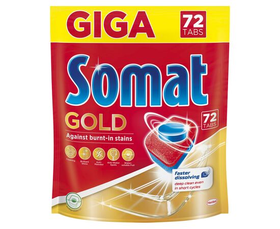 Таблетки для посудомоечных машин Somat Gold 72 шт (9000101321036)