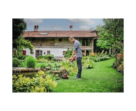 Тример садовий Einhell GE-CT 18/28 Li - Solo, PXC 18В, 28 см, волосінь 1.6 мм (без АКБ і ЗП) (3411242), зображення 6 Тример садовий Einhell GE-CT 18/28 Li - Solo, PXC 18В, 28 см, волосінь 1.6 мм (без АКБ і ЗП) (3411242), зображення 6