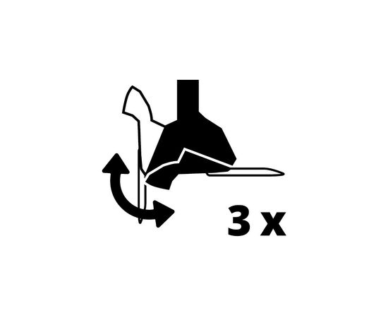 Тример садовий Einhell GE-CT 18/28 Li - Solo, PXC 18В, 28 см, волосінь 1.6 мм (без АКБ і ЗП) (3411242), зображення 9 Тример садовий Einhell GE-CT 18/28 Li - Solo, PXC 18В, 28 см, волосінь 1.6 мм (без АКБ і ЗП) (3411242), зображення 9