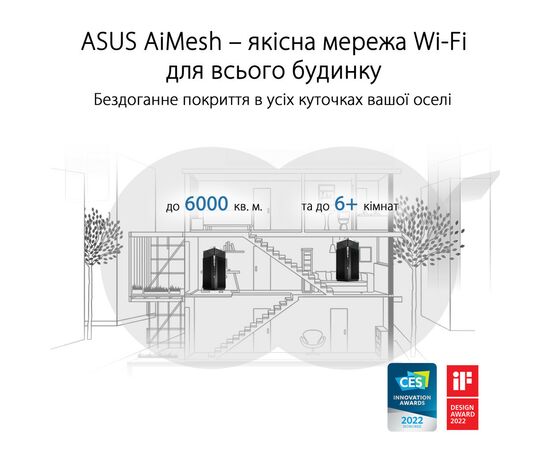 Маршрутизатор ASUS ZenWiFi Pro ET12 1PK (90IG05Z0-MO3A10), изображение 10 Маршрутизатор ASUS ZenWiFi Pro ET12 1PK (90IG05Z0-MO3A10), изображение 10