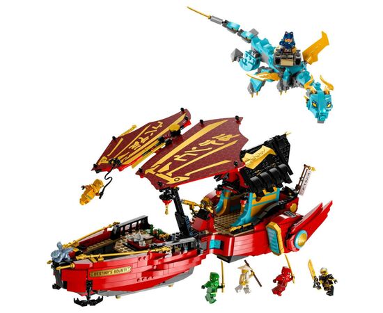 Конструктор LEGO Ninjago Подарок судьбы — гонки со временем 1739 деталей (71797), изображение 2 Конструктор LEGO Ninjago Подарок судьбы — гонки со временем 1739 деталей (71797), изображение 2