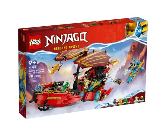 Конструктор LEGO Ninjago Подарок судьбы — гонки со временем 1739 деталей (71797)