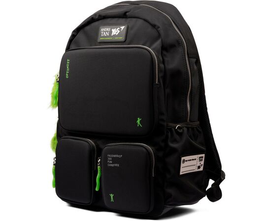 Рюкзак школьный Yes T-130 YES by Andre Tan Double plus black (559045), изображение 2 Рюкзак школьный Yes T-130 YES by Andre Tan Double plus black (559045), изображение 2