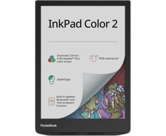 Електронна книга Pocketbook 743C InkPad Color 2, Moon Silver (PB743C-N-CIS)