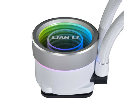Система водяного охолодження Lian Li Galahad II Trinity 360 SL-Inf White (G89.GA2T36INW.00), зображення 5 Система водяного охолодження Lian Li Galahad II Trinity 360 SL-Inf White (G89.GA2T36INW.00), зображення 5