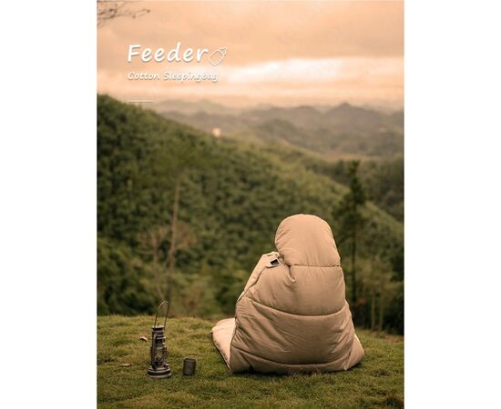 Спальный мешок Naturehike з капюшоном B400 NH21MSD11 Beige (6927595788301), изображение 11 Спальный мешок Naturehike з капюшоном B400 NH21MSD11 Beige (6927595788301), изображение 11