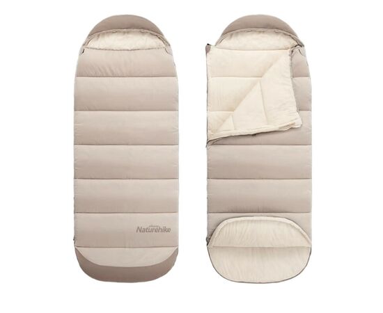 Спальный мешок Naturehike з капюшоном B400 NH21MSD11 Beige (6927595788301), изображение 4 Спальный мешок Naturehike з капюшоном B400 NH21MSD11 Beige (6927595788301), изображение 4