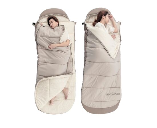 Спальный мешок Naturehike з капюшоном B400 NH21MSD11 Beige (6927595788301), изображение 6 Спальный мешок Naturehike з капюшоном B400 NH21MSD11 Beige (6927595788301), изображение 6