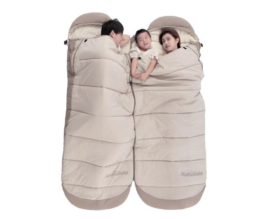 Спальный мешок Naturehike з капюшоном B400 NH21MSD11 Beige (6927595788301), изображение 7 Спальный мешок Naturehike з капюшоном B400 NH21MSD11 Beige (6927595788301), изображение 7