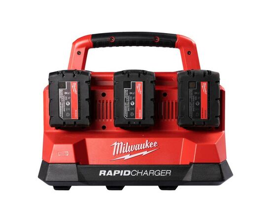 Зарядное устройство для аккумуляторов инструмента Milwaukee M18 PC6 EU (4932480162), изображение 3 Зарядное устройство для аккумуляторов инструмента Milwaukee M18 PC6 EU (4932480162), изображение 3
