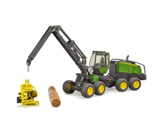 Спецтехника Bruder Харвестер John Deere 1270G с 1 бревном (02135), изображение 10