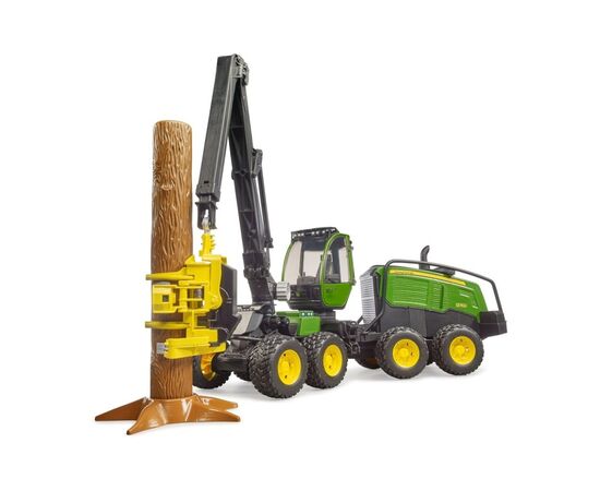 Спецтехника Bruder Харвестер John Deere 1270G с 1 бревном (02135), изображение 5