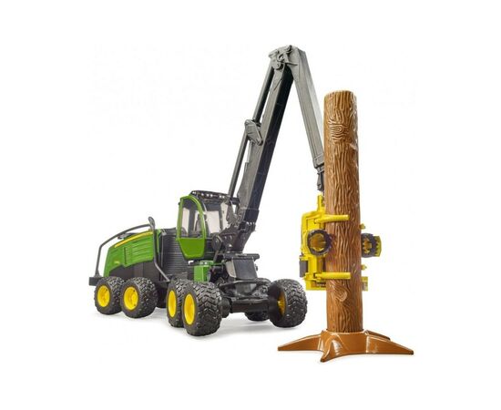 Спецтехника Bruder Харвестер John Deere 1270G с 1 бревном (02135), изображение 6