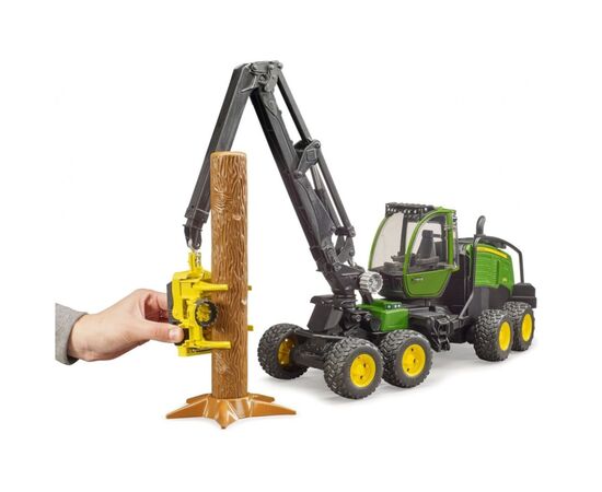 Спецтехника Bruder Харвестер John Deere 1270G с 1 бревном (02135), изображение 7