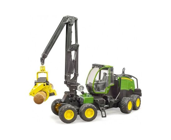 Спецтехника Bruder Харвестер John Deere 1270G с 1 бревном (02135)