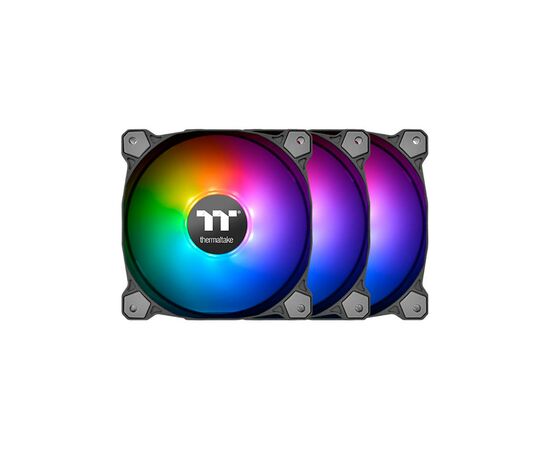 Кулер до корпусу ThermalTake Pure Plus RGB 12 Radiator Fan TT Premium Edition 3Pack/Fan/120 (CL-F063-PL12SW-A), зображення 2 Кулер до корпусу ThermalTake Pure Plus RGB 12 Radiator Fan TT Premium Edition 3Pack/Fan/120 (CL-F063-PL12SW-A), зображення 2